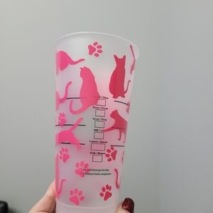 24oz Cold Cup Cat Mom